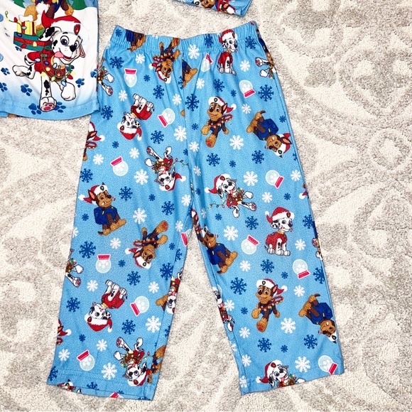Paw Patrol Toddler Kids Flannel Coat Style Pajamas Set - Picture 3 of 6